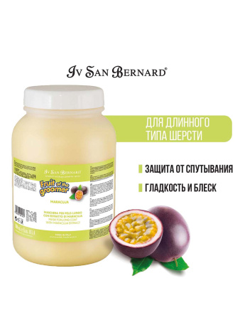 ISB Fruit of the Groomer Maracuja Восстанавливающая маска для длинной шерсти с протеинами 3 л фото в интернет-магазине SHOP-GROOM.ru